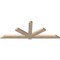 Ekena Millwork Kennewick Smooth Timber Gable Bracket, Douglas Fir, 96"W x 36"H x 3 1/2"D x 5 1/2"F, 9/12 Pitch GBW096X36X0406KEN00SDF - alternate 2